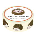 【10%OFFクーポン】グリーティングライフ 米津祐介 マスキングテープ ハリネズミ 15mm幅×7m巻 メーカー品番YZZ-270