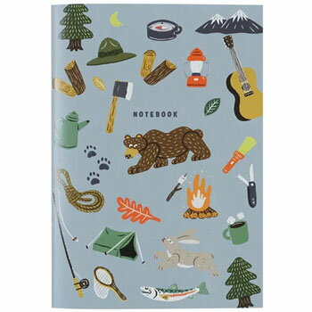 【10%OFFクーポン】グリーティングライフ オカタオカ A5ノート アウトドア 5mm方眼 メーカー品番OKN-39