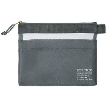 y10%OFFN[|zNChkleid Mesh carry pouch mini Charcoal bVL[|[`~j `R[ [J[i8472-01