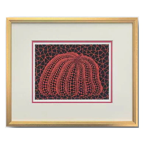 【10%OFFクーポン】 草間彌生 Pumpkin Red S LimitedEdition 絵画 アート 限定品 くさまやよい メーカー品番GYK-63053