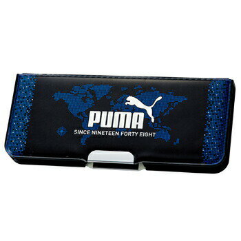 【10%OFFクーポン】クツワ PUMA ピッタントン ブラック マグネット筆入 筆箱 ペンケース プーマ 2ドア プーマ 新入学 学童 メーカー品番CH053E