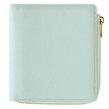 【10%OFFクーポン】クオバディス システム手帳カバー タイマー14(ミニ6) Lジップ ダスティパステル ペールブルー メーカー品番qv937lzdppbl