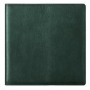 【9/1ワンダフルデー限定ポイント10倍】【10%OFFクーポン】クオバディス ダイアリーカバー 16×16cm ジェムレザー グリーン 本革手帳カバー[QUO...