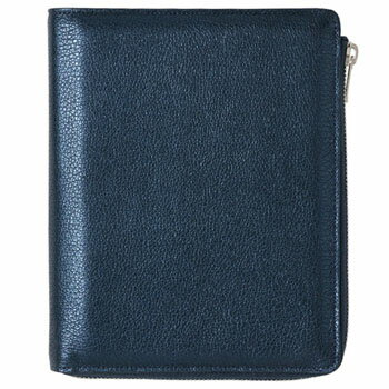 【10%OFFクーポン】クオバディス Timer タイマー17 レザー Lジップカバー メタリック ネイビー システム手帳QUOVADIS メーカー品番qv93...
