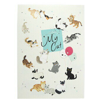 ジーシープレス 便箋 マイキャット 猫 ネコ G.C.PRESS メーカー品番302-54