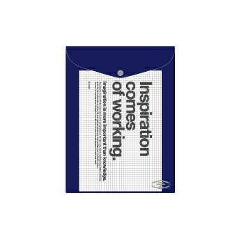 【10%OFFクーポン】デルフォニックス ビニールブリーフケース A4 ダークブルー メーカー品番500112 408