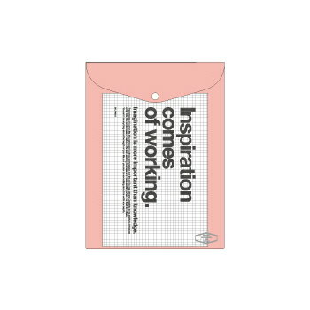 【10%OFFクーポン】デルフォニックス ビニールブリーフケース A4 ピンク メーカー品番500112 560