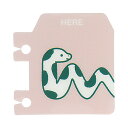 【10%OFFクーポン】デルフォニックス Rollbahnロルバーン ブックマーク W(スネーク×ライトピンク) DELFONICS メーカー品番501004-...