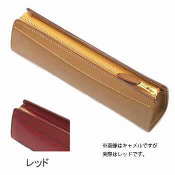 ノックス 【10%OFFクーポン】KNOX ノックス ピアス ペンケース Sサイズ レッド 筆箱 メーカー品番23601940