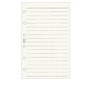 【10%OFFクーポン】日本能率協会 プチペイジェム システム手帳リフィルミニ6太ケイページ100枚入り(ホワイト) メーカー品番P451