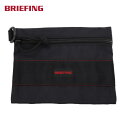 【10%OFFクーポン】ブリーフィング モジュールウエア フラットポーチ ブラック FLAT POUCH M MW 黒 小物入 BRIEFING メーカー品番B...