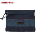 【10%OFFクーポン】ブリーフィング モジュールウエア フラットポーチ ネイビー FLAT POUCH M MW 紺色 小物入 BRIEFING メーカー品番BRM181608076