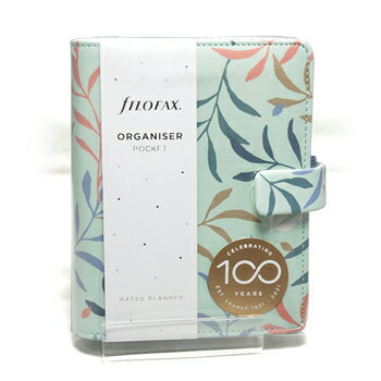 【10%OFFクーポン】ファイロファックスシステム手帳 ボタニカル スモールサイズ (リング19mm) ミント Filofax メーカー品番022647