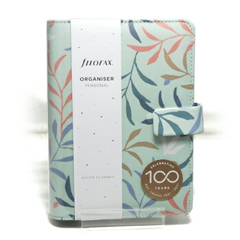 【10%OFFクーポン】ファイロファックスシステム手帳 ボタニカル バイブルサイズ (リング23mm) ミント Filofax メーカー品番022648