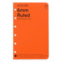 【10%OFFクーポン】PLOTTER プロッター リフィルメモパッド 6mm罫線 ミニサイズ システム手帳リフィル メーカー品番777-164-25