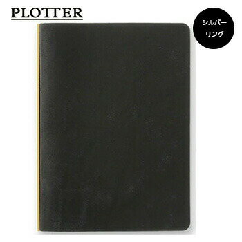 【10%OFFクーポン】PLOTTER プロッター 6穴リングレザーバインダー ミニサイズ Puebroプエブロ ブラック システム手帳 メーカー品番777-1...