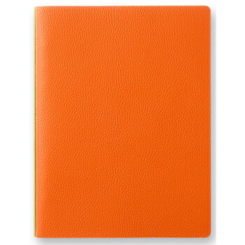 【10%OFFクーポン】PLOTTER プロッター 6穴リングレザーバインダー A5サイズ Shrink シュリンク オレンジ システム手帳 メーカー品番777...