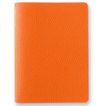 【10%OFFクーポン】PLOTTER プロッター 6穴リングレザーバインダー ミニサイズ Shrink シュリンク オレンジ システム手帳 メーカー品番777...