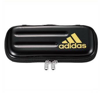 アディダス ペンケース 【10%OFFクーポン】三菱鉛筆 adidas筆入れ 黒金 アディダス 筆箱 ペンケース メーカー品番PT1502AI04B25