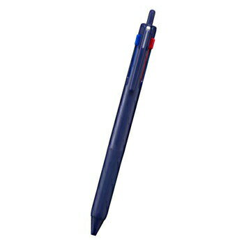 【10%OFFクーポン】三菱鉛筆 ジェットストリーム 新3色ボールペン 0.7mm ネイビー 黒インク70％増量 メーカー品番SXE350707.9 1