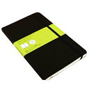 MOLESKINE モレスキンクラシックノートブック ソフトカバー 無地 ラージ ブラック (QP618) メーカー品番5180175