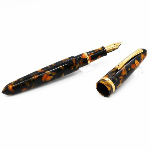 楽天文具のある暮らし【10％OFFクーポン】モンテグラッパ Venetia ヴェネツィア ステンレス 万年筆EF（極細字） ハバナアンバー Montegrappaメーカー品番ISVEN1AO