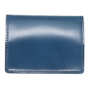 【10%OFFクーポン】モルフォ キプリス 小銭入れ BOX型 新コードバン×ベジタブルタンニン ネイビー 財布 メーカー品番5626-NV(4)