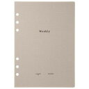 【10%OFFクーポン】ラコニック スタイルノートリフィル ウィークリー A5 STYLE NOTEBOOK REFILL WEEKLY メーカー品番LGF22-45