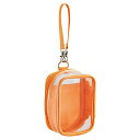 【10%OFFクーポン】リヒトラブ myfaミファ デコレーションボックスポーチ ミニ アプリコットオレンジ LIHIT LAB. メーカー品番A3305-4