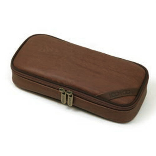 【10%OFFクーポン】LOONLOON664 ウッド ペンケース 筆箱 ルンルン ブラウン メーカー品番222455