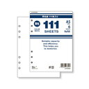 【10%OFFクーポン】レイメイ システム手帳リフィル ダヴィンチ 111徳用ノートA5サイズ 無地 ホワイト メーカー品番DAR4009W・2個までメール便にて発送いたします