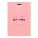 【10%OFFクーポン】ロディア ブロックロディア NO.11 カラーズ メモ帳 ピンク RHODIA メーカー品番CF11302