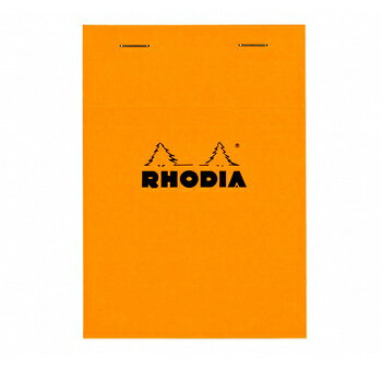 【10%OFFクーポン】RHODIA ブロックロディア No.13 方眼 (A6) オレンジ メモ帳 メーカー品番cf13200・4個までメール便にて発送いたします