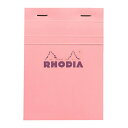 【10%OFFクーポン】ロディア ブロックロディア NO.13 カラーズ メモ帳 ピンク RHODIA メーカー品番CF13303
