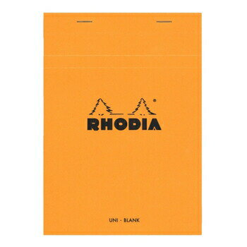 【10 OFFクーポン】RHODIA ブロックロディア No.16 無地 オレンジ (A5) メモ帳 メーカー品番cf16000 2個までメール便にて発送いたします