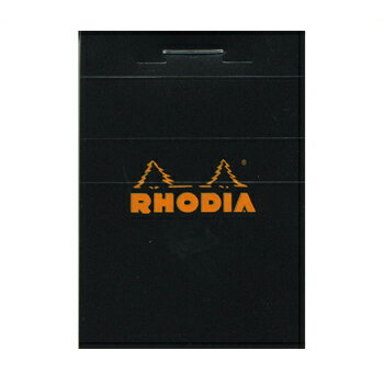 【6/1ワンダフルデー限定ポイント10倍】【10%OFFクーポン】RHODIA ブロックロディア No.10 ブラック メモ帳 メーカー品番cf102009