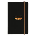 【10%OFFクーポン】ロディア UNLIMITED アンリミテッド ノート 横罫9×14cm ブラック RHODIA メーカー品番cf118559