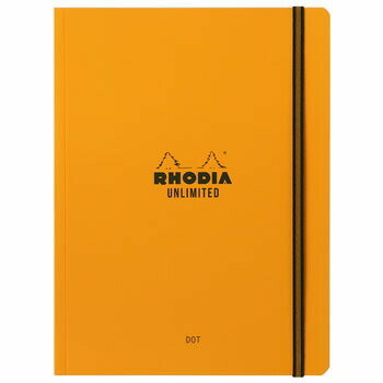 【10%OFFクーポン】ロディア アンリミテッド A5+ ドット方眼 オレンジ Unlimited ノート RHODIA メーカー品番cf118968