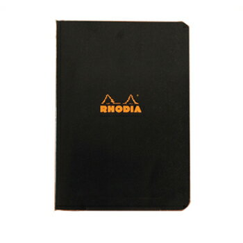 【10%OFFクーポン】RHODIA ロディア クラシック ホチキス留めノート A5 方眼 ブラック メーカー品番cf119183・4個までメール便にて発送いたします