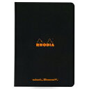 【10%OFFクーポン】RHODIA ロディア クラシック ホチキス留めノート A5 ドット ブラック メーカー品番cf119186