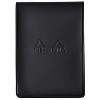 【10%OFFクーポン】ロディア No.11 インカラー ブラック メモ帳 方眼罫 ビニール素材カバー付 RHODIA11 in COLOR メーカー品番cf1...