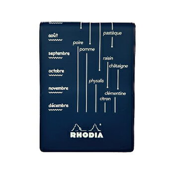 【10%OFFクーポン】ロディアNo.11カバー フランセ ネイビー Francaisフルーツカレンダー メモ帳 RHODIA メーカー品番cf11frnv