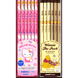 【数量限定 名入れ無料】なめらかなキャラクターの書き心地 三菱鉛筆 ユニスターかきかた鉛筆