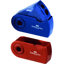 ※ネコポス便不可※　鉛筆の強い味方　オシャレなコンパクトデザイン鉛筆削り角型　TFC-182797