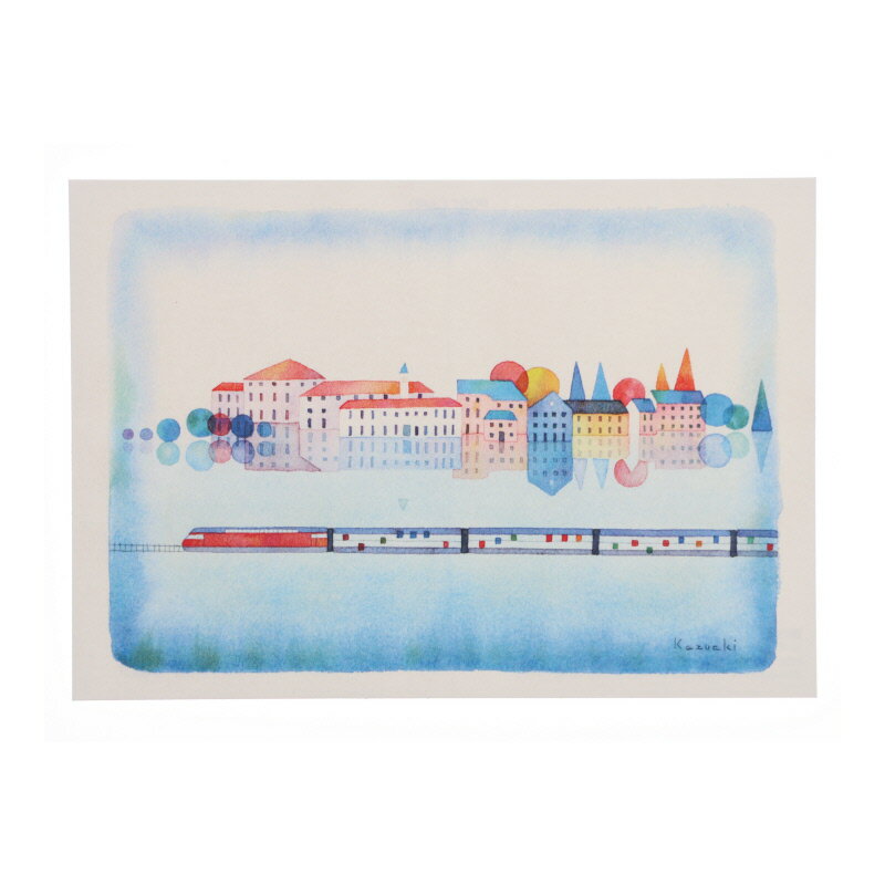 ユージン ポストカード 山田和明 鏡の街 オシャレ プレゼント メッセージカード