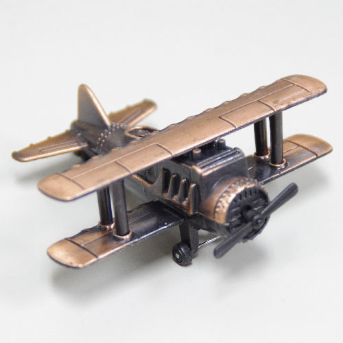 アンティーク鉛筆削り 飛行機 ミニシャープナー レトロ コレクション プチギフト 文房具 プレゼント 置物