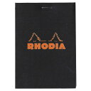 RHODIA ブロック ロディア メモ No11 方眼 cf112009 ブラック ロングセラー