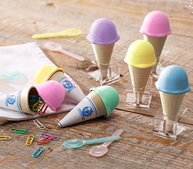 クリップをかわいく収納できちゃう新感覚のクリップケース☆ ライオン事務機 アイスクリップケース