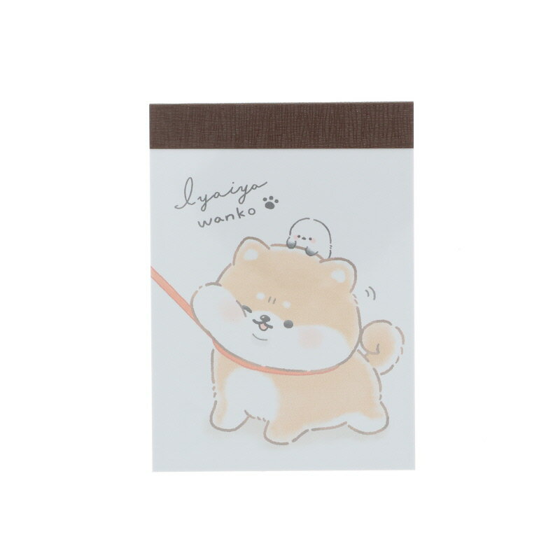 クラックス となりのわんこ いやいやわんこ ミニメモ 2柄 70枚 日本製 女子文具 プレゼント メモ帳 プチギフト お礼 20冊までメール便対応 文具 大人か...