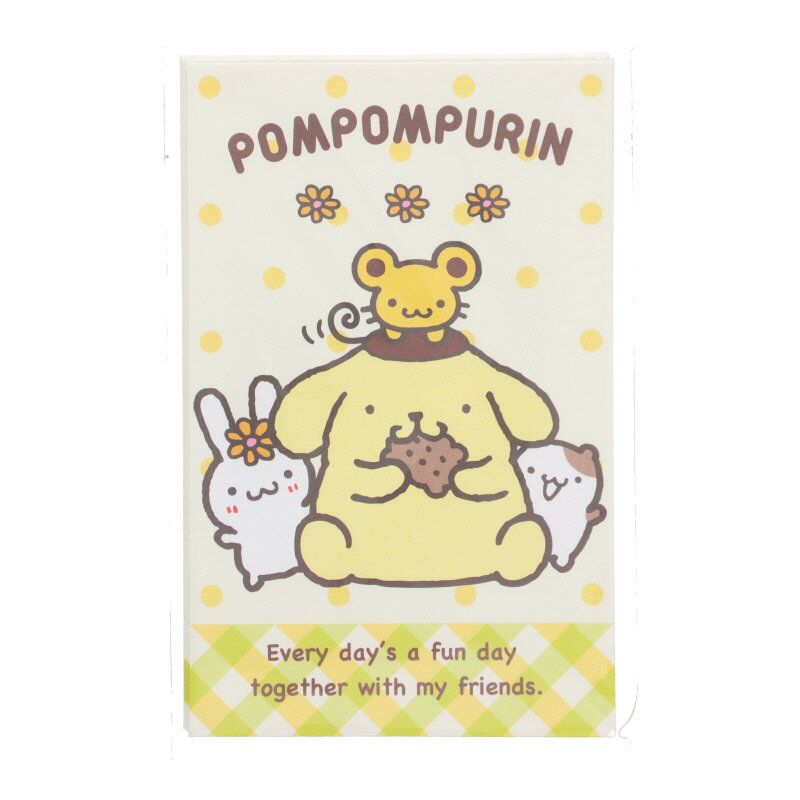 サンリオ ポムポムプリン ポチ袋 8枚入り 封シール付 三つ折り用 祝儀袋 お年玉袋 キッズ グッズ プレ..